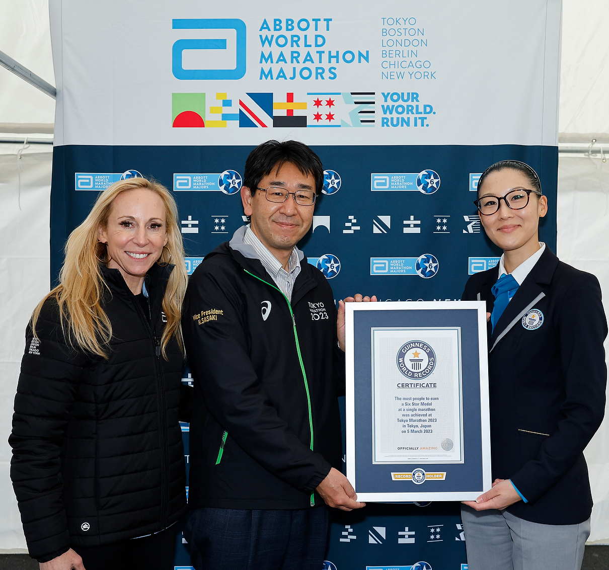 Tokyo Marathon Six Star Finishers set a new GUINNESS WORLD RECORDS