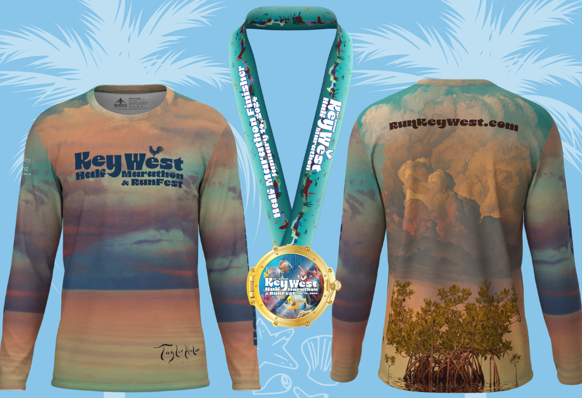 Key West Half Marathon & Runfest Reveals Shirts and Medals for 2024