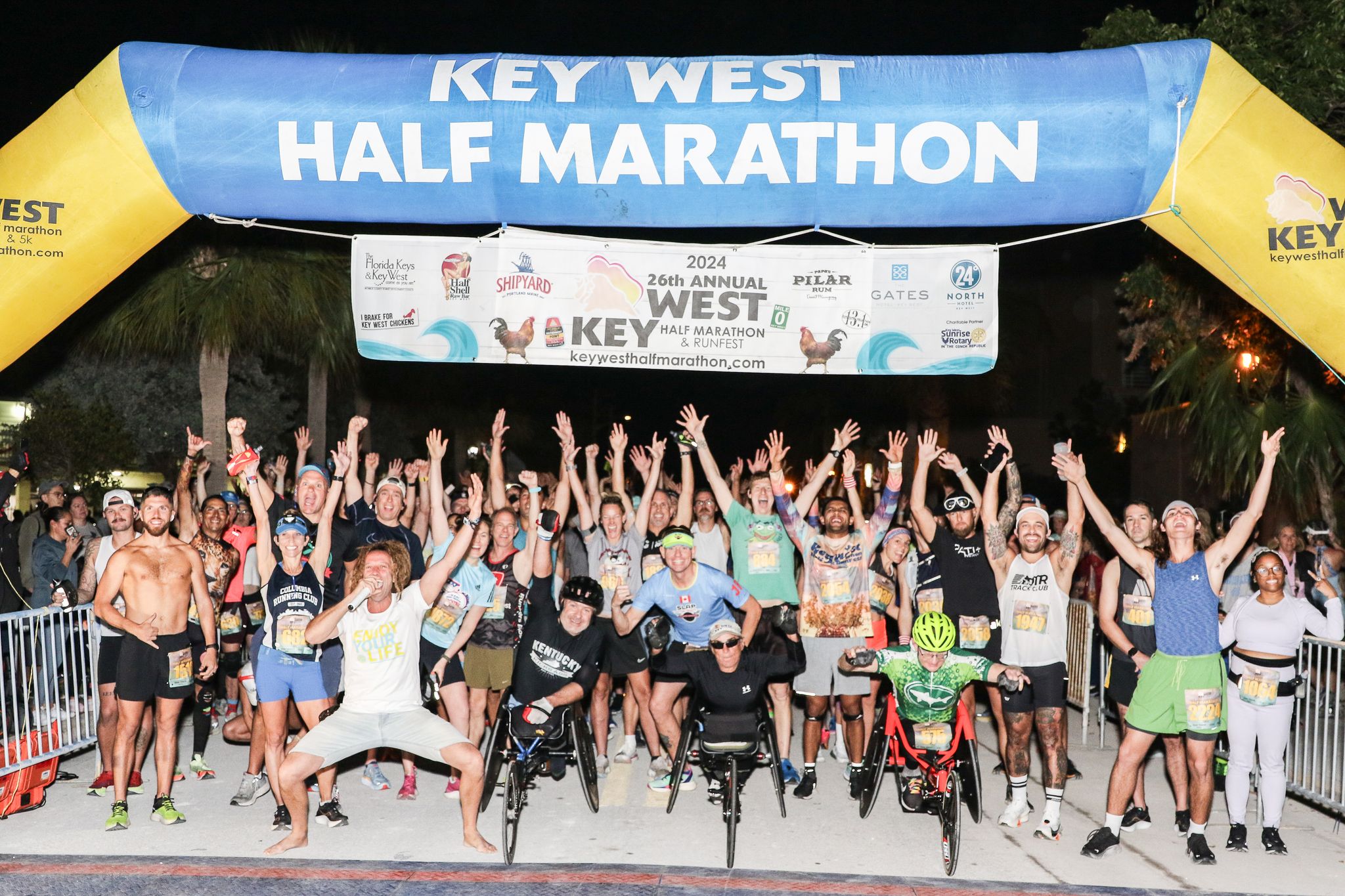 Over 3,500 Runners Kick Off 2024 at the Key West Half Marathon Weekend